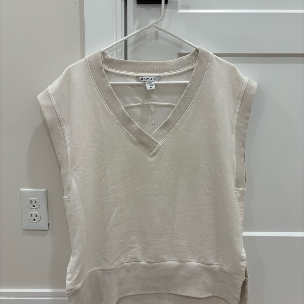 Athleta Retroterry Vneck Sweatshirt - Picture 2 of 8
